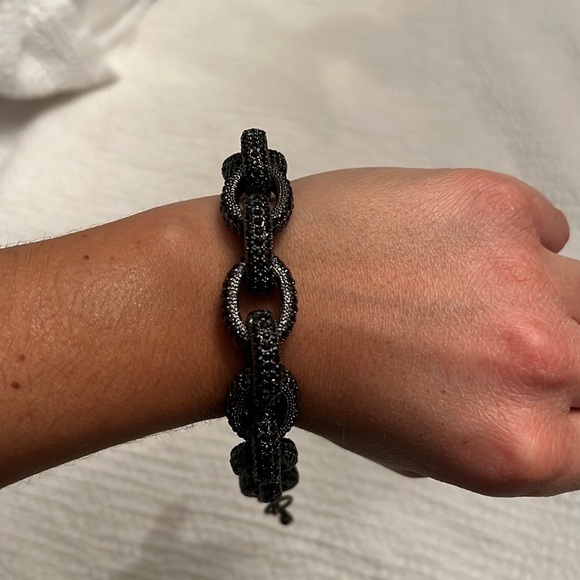 Nordstrom Jewelry - nordstrom black stone chain bracelet